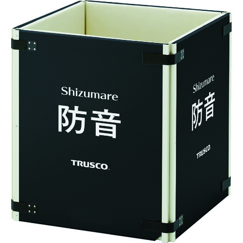 【TRUSCO】ＴＲＵＳＣＯ　テクセルＳＡＩＮＴ使用防音パネル　Ｓｈｉｚｕｍａｒｅ　４枚セット（連結可能タイプ）